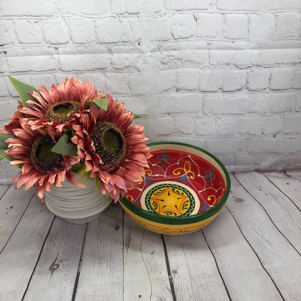 - vintage hand painted in Spain bowl